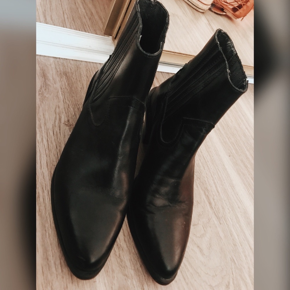Black Western Booties